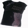 YesNoMaybe - Ladies Charcoal Raw Cut Streetglam T